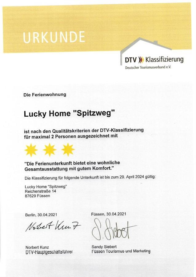 Lucky Home Spitzweg Appartment Fussen Exterior photo